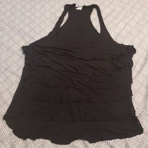 Caren Sport ruffle tank Size 2x
